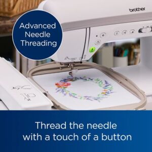 Brother NQ3550W Combo Embroidery Sewing Machine needle threading system